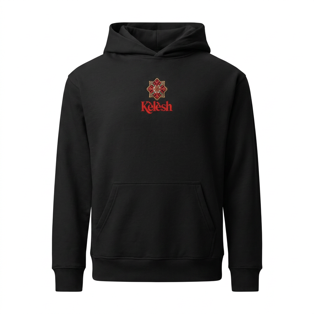 We Red-y Essential Urban Hoodie - Black Front