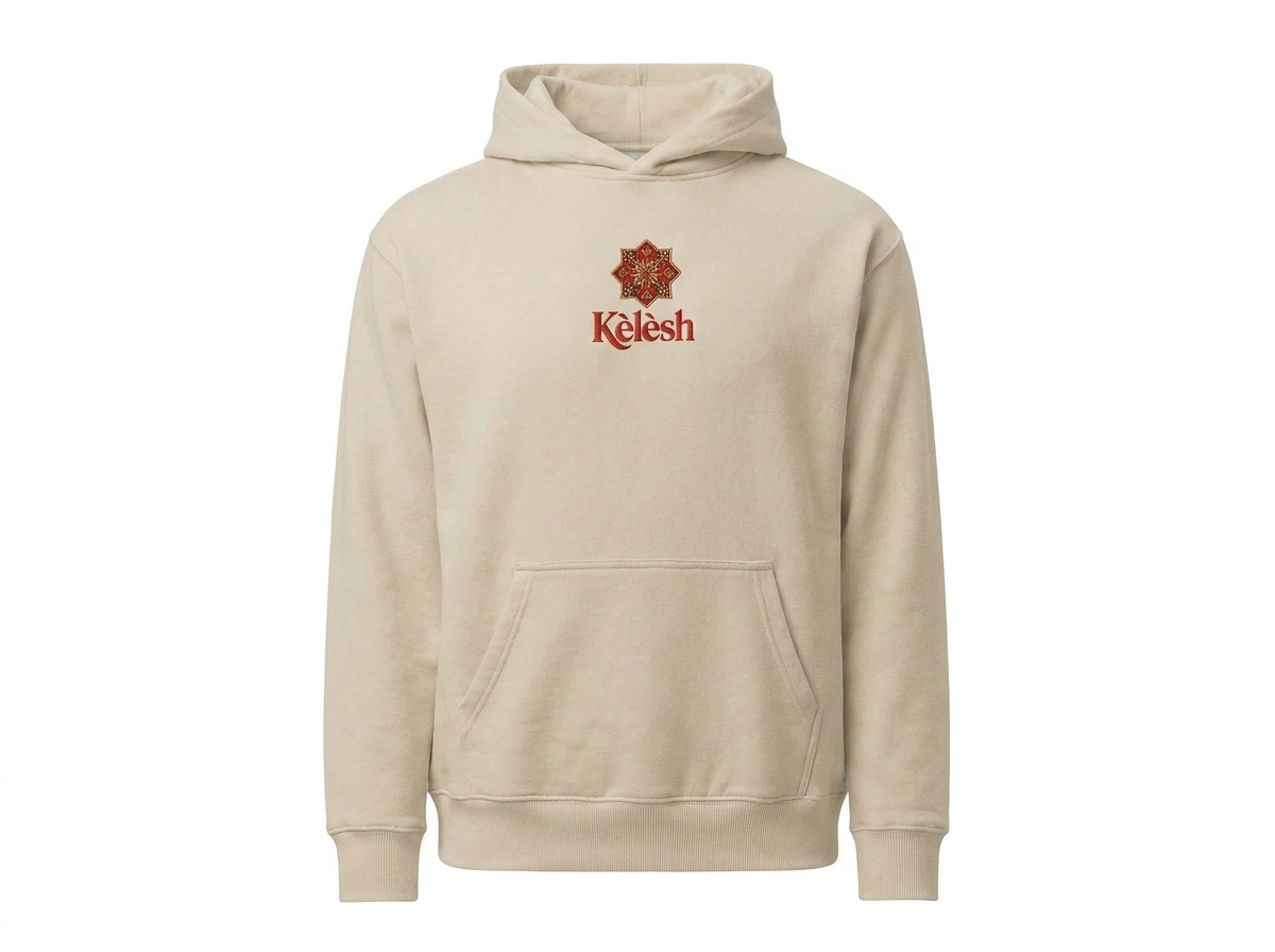 We Red-y Essential Urban Hoodie - Sandshell Front